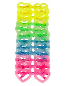 Очки "Сердце" флуоресцентные