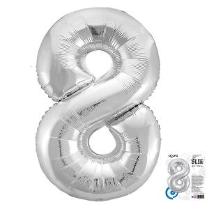 Цифра 8 - 40" Slim Серебро (Россия) / 754580/1207-3829