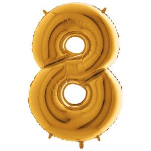 Цифра "8" - золото/MD