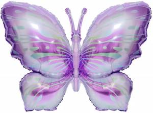 40" Воздушная бабочка сиреневая / Китай 26702
