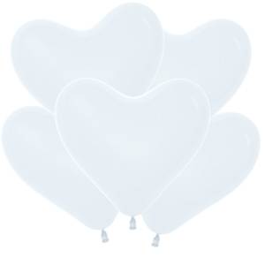 12" Сердце белое 412005