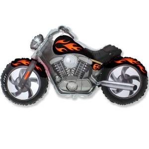 Мотоцикл черный (байк)/ Flexmetal