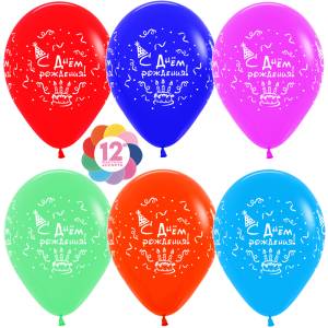 С Днем рождения (торт) 12" Пастель (Колумбия)               