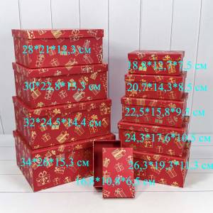 Коробка 30*22,8*13,3 см "Новый Год"-0080