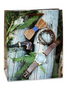 Пакет подарочный M/ПКП-5453 18*23*10 см с матовой ламинацией