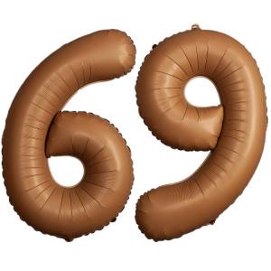 Цифра "6/9" - SLIM Choco Brown / Flexmetal 1207-6049