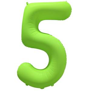 40" Цифра "5" Неон Green / Китай 1207-6147
