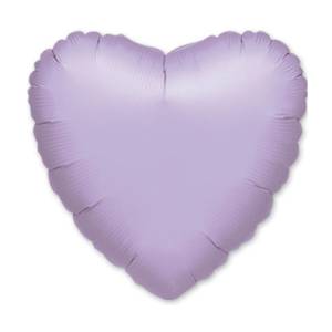 Сердце пастель лиловое 19" (Анаграм) / 1204-0039