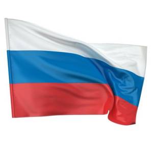 Флаг средний триколор 60*90