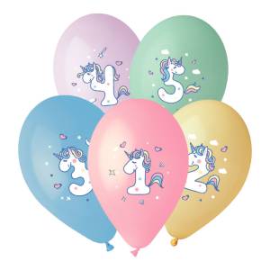 Цифры для девочек 1-5лет (3 цв.) 14" 943344/25 шт