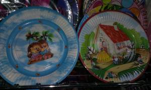 Тарелка бумажная шт. 18 см.