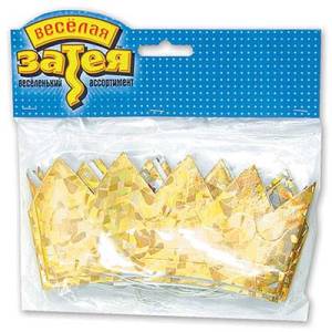 Корона малая золотая, 6 шт.                     