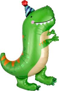 Динозавр в колпачке, зеленый 29" (Китай)/19647