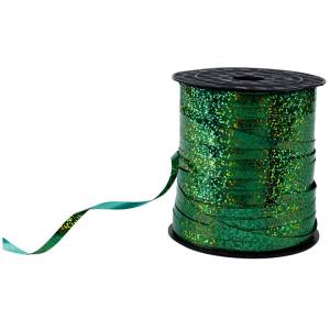 Лента голография 5 мм*230 м. Зеленая / 1302-1390