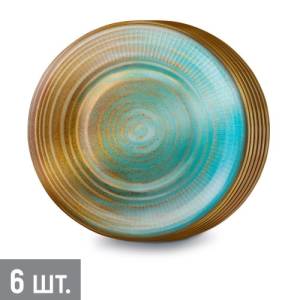 Тарелка "Голубая керамика" 18 см., 6 шт. / 3.0000861