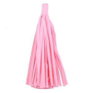 Помпон кисточка 35 см. (светло-розовый) 12 листов/521118