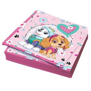 Салфетка "Щенячий Патруль"розов. 33 см 20 шт 1502-5874