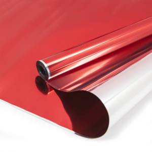 Упак.пленка "Тонировка" красная металлик 0,6*10,3 м/П326