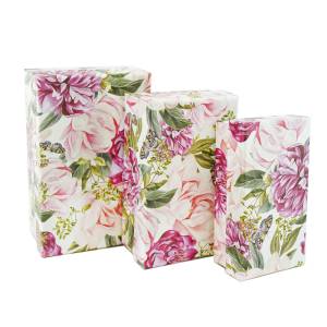 Коробка 13,5*8*5 см "Пионы"