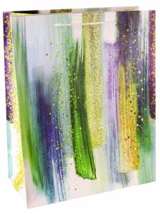 Пакет подарочный L/ ПКП-0744 с матовой ламинацией 26.4*32.7*13.6 см.