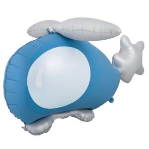 Вертолет голубой 3D (Китай) / 1207-6181