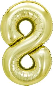 40" Цифра "8" Белое золото / Китай 88041601/ 24028