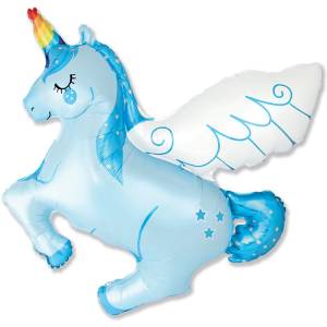 Единорог спящий голубой /Flexmetal 1207-5326