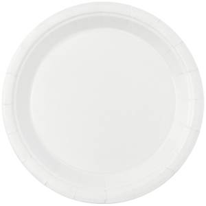Тарелка белая 23 см. 6 шт. 1502-6216