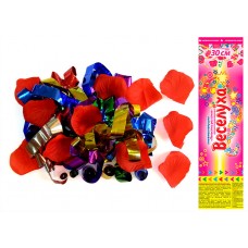 Пневмохлопушка Лепестки роз алые.Ароматизированные 30 см. (8230LR)