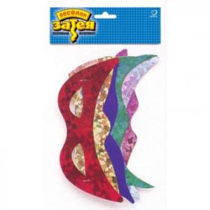 Полумаска гологр., 6 шт.