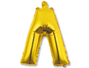 Буква "Л" 14" - золото/ Китай 1206-0814