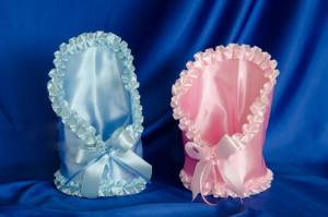 Конверты на сына и дочку (ткань)