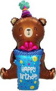 3D Мишка с подарком 39" / Китай 26121