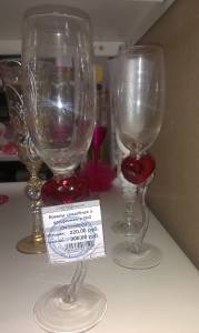 Бокалы свадебные в ассортименте №2