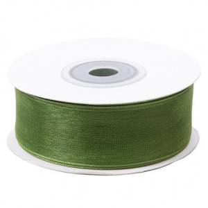 Лента Шифон 2,5 см.*22,85 м. Оливковая / 4887110