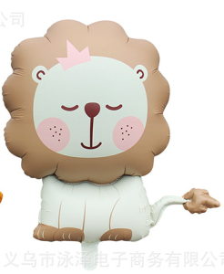 Лев коричневый 62*75 см. (PartyDeco)/ Китай