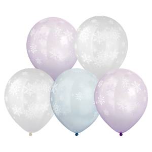 12" Снежинки, кристалл ассорти (Китай)/ 25 шт /1103-2811