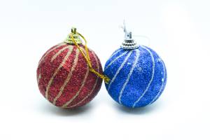 Набор шаров блеск полоски 704721