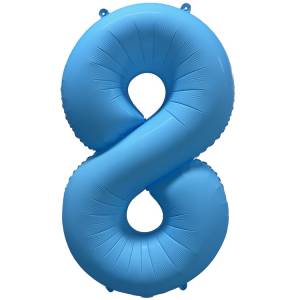40" Цифра "8" Неон Blue / Китай 1207-6140