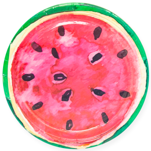 Тарелка  "Арбуз" 7 дюйм. 6 шт. /6225073