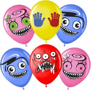 12" Зубастики, ассорти пастель (Малайзия)/711531