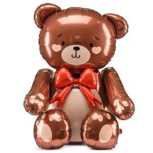 AIR Мишка сидячий с бантом ПД (Китай) / 1207-6125