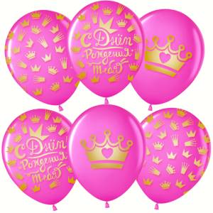 12" С ДР! короны для принцессы, фуше  (Малайзия)/711485-25