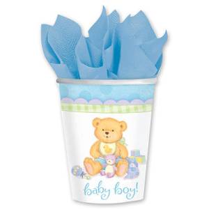 Стакан "Медвежонок девочка/мальчик" 8шт.