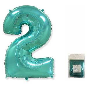 Цифра "2" - тиффани в упак/ Flexmetal 1207-3263