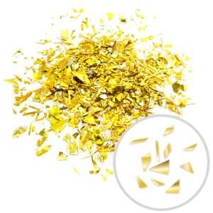 Конфетти Дробленные золотые 250 гр (Китай) 171307