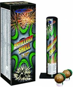 Artillery shell 1,75" 6 залпов Фестивальные шары