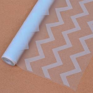 Пленка упаков матовая ЗИГЗАГ Бирюзовый/60см*8,5м