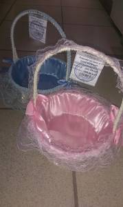 Корзинка на сына и дочку маленькая