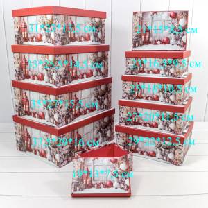 Коробка 35*27*15.5 см "Новый Год"-2687